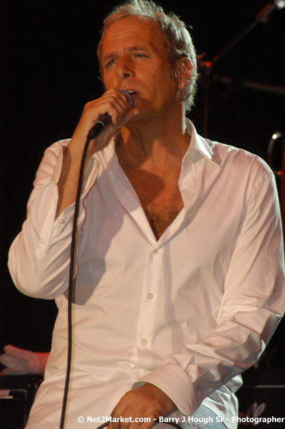 Michael Bolton - Air Jamaica Jazz & Blues Festival 2007 - The Art of Music -  Thursday, January 25th - 10th Anniversary - Air Jamaica Jazz & Blues Festival 2007 - The Art of Music - Tuesday, January 23 - Saturday, January 27, 2007, The Aqueduct on Rose Hall, Montego Bay, Jamaica - Negril Travel Guide, Negril Jamaica WI - http://www.negriltravelguide.com - info@negriltravelguide.com...!