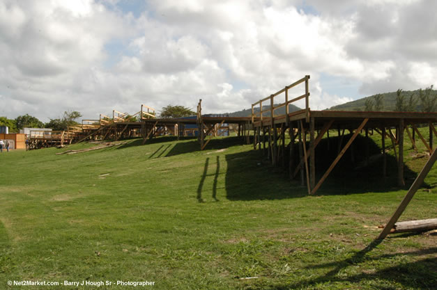 The Aqueduct Venue Under Construction - Thursday, January 18th - 10th Anniversary - Air Jamaica Jazz & Blues Festival 2007 - The Art of Music - Tuesday, January 23 - Saturday, January 27, 2007, The Aqueduct on Rose Hall, Montego Bay, Jamaica - Negril Travel Guide, Negril Jamaica WI - http://www.negriltravelguide.com - info@negriltravelguide.com...!