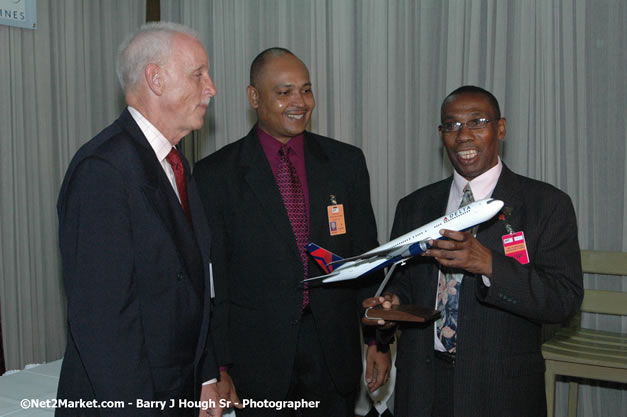 Delta Air Lines Inaugural Flight From New York's JFK Airport to Sangster International Airport, Montego Bay, Jamaica - June 9, 2007 - Sangster International Airport - Montego Bay, St James, Jamaica W.I. - MBJ Limited - Transforming Sangster International Airport into a world class facility - Photographs by Net2Market.com - Negril Travel Guide, Negril Jamaica WI - http://www.negriltravelguide.com - info@negriltravelguide.com...!