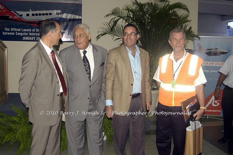 Jamaica Air Shuttle Launch @ MBJ Airports Limited, Wednesday, January 20, 2010, Sangster International Airport, Montego Bay, St. James, Jamaica W.I. - Photographs by Net2Market.com - Barry J. Hough Sr, Photographer/Photojournalist - The Negril Travel Guide - Negril's and Jamaica's Number One Concert Photography Web Site with over 40,000 Jamaican Concert photographs Published -  Negril Travel Guide, Negril Jamaica WI - http://www.negriltravelguide.com - info@negriltravelguide.com...!