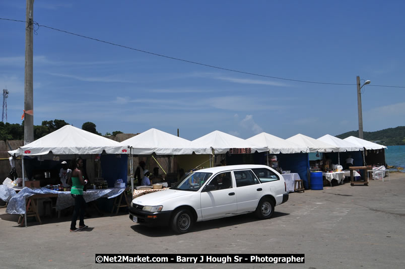 Lucea Cross the Harbour @ Lucea Car Park - All Day Event - Cross the Harbour Swim, Boat Rides, and Entertainment for the Family - Concert Featuring: Bushman, George Nooksl, Little Hero, Bushi One String, Dog Rice and many local Artists - Friday, August 1, 2008 - Lucea, Hanover Jamaica - Photographs by Net2Market.com - Barry J. Hough Sr. Photojournalist/Photograper - Photographs taken with a Nikon D300 - Negril Travel Guide, Negril Jamaica WI - http://www.negriltravelguide.com - info@negriltravelguide.com...!