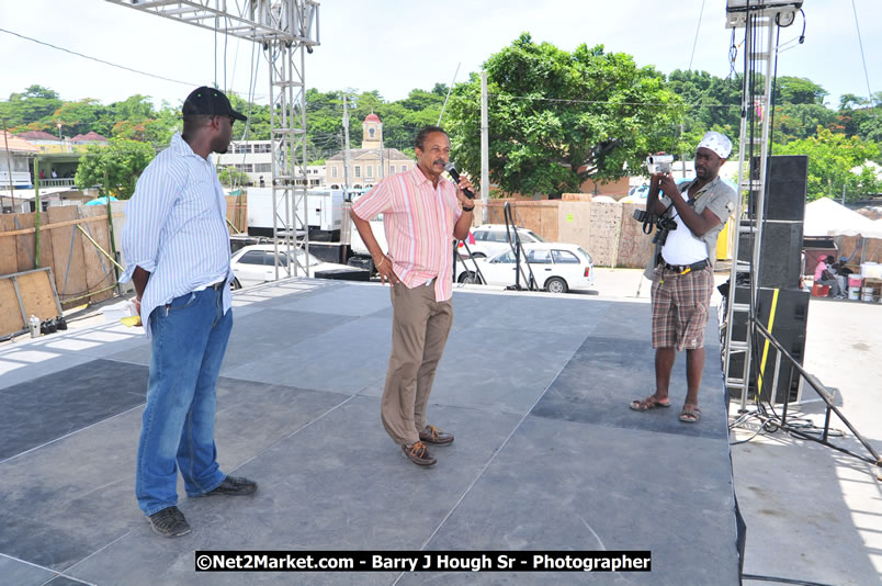 Lucea Cross the Harbour @ Lucea Car Park - All Day Event - Cross the Harbour Swim, Boat Rides, and Entertainment for the Family - Concert Featuring: Bushman, George Nooksl, Little Hero, Bushi One String, Dog Rice and many local Artists - Friday, August 1, 2008 - Lucea, Hanover Jamaica - Photographs by Net2Market.com - Barry J. Hough Sr. Photojournalist/Photograper - Photographs taken with a Nikon D300 - Negril Travel Guide, Negril Jamaica WI - http://www.negriltravelguide.com - info@negriltravelguide.com...!