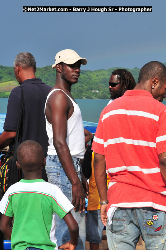 Lucea Cross the Harbour @ Lucea Car Park - All Day Event - Cross the Harbour Swim, Boat Rides, and Entertainment for the Family - Concert Featuring: Bushman, George Nooksl, Little Hero, Bushi One String, Dog Rice and many local Artists - Friday, August 1, 2008 - Lucea, Hanover Jamaica - Photographs by Net2Market.com - Barry J. Hough Sr. Photojournalist/Photograper - Photographs taken with a Nikon D300 - Negril Travel Guide, Negril Jamaica WI - http://www.negriltravelguide.com - info@negriltravelguide.com...!