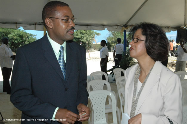 Palladium Hotels & Resorts - Groundbreaking of the 1600-Room Grand Palladium Lady Hamilton Resort & Spa and the Grand Palludium Jamaica Resort & Spa - Special Address: The Most Honorable Portia Simpson-Miller, O.N., M.P., Prime Minister of Jamaica - The Point, Lucea, Hanover, Saturday, November 11, 2006 @ 2:00 pm - Negril Travel Guide, Negril Jamaica WI - http://www.negriltravelguide.com - info@negriltravelguide.com...!