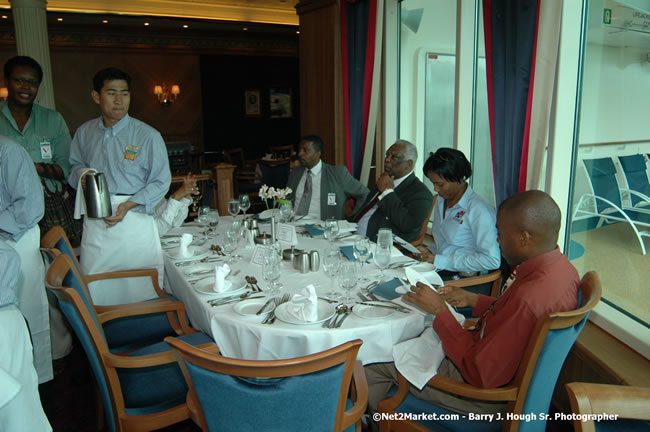 MS Freedom Of The Seas [Royal Caribbean International's - Newest Vessel] Plaques &amp; Keys Ceremony in order to commemorate its first arrival at the Port Montego Bay Photos - Negril Travel Guide, Negril Jamaica WI - http://www.negriltravelguide.com - info@negriltravelguide.com...!