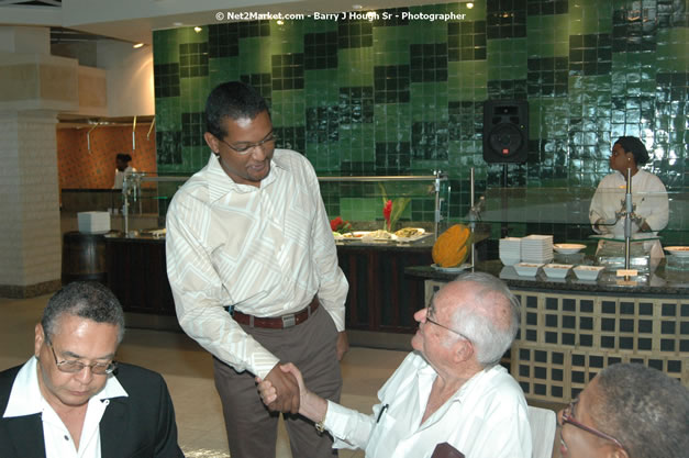 Minister of Toursim Luncheon - Minister of Tourism, Hon. Edmund Bartlett - Director of Tourism, Basil Smith - Saturday, December 15, 2007 - Rose Hall Resort and Country Club, Rose Hall, Montego Bay, Jamaica W.I. - Photographs by Net2Market.com - Barry J. Hough Sr, Photographer - Negril Travel Guide, Negril Jamaica WI - http://www.negriltravelguide.com - info@negriltravelguide.com...!