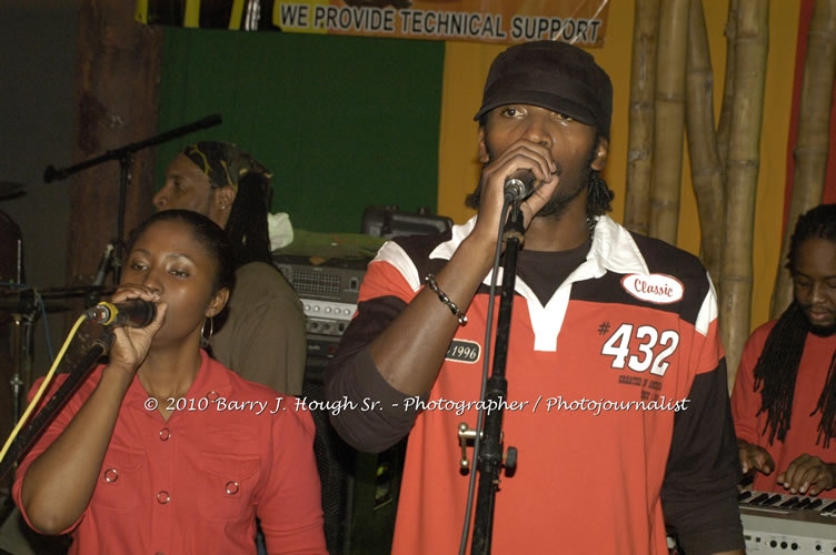 Marcia Griffiths & Edge Michael - Live In Concert - One Love Reggae Concert Series 09/10 @ Negril Escape Resort and Spa, December 29, 2009, One Love Drive, West End, Negril, Westmoreland, Jamaica W.I. - Photographs by Net2Market.com - Barry J. Hough Sr, Photographer/Photojournalist - Negril Travel Guide, Negril Jamaica WI - http://www.negriltravelguide.com - info@negriltravelguide.com...!