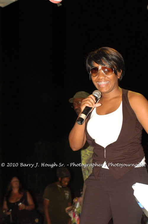 Tanya Stephens - Live In Concert @ Negril Escape Resort and Spa, Backing Band Roots Warrior, plus DJ Gemini, January 26, 2010, One Love Drive, West End, Negril, Westmoreland, Jamaica W.I. - Photographs by Net2Market.com - Barry J. Hough Sr, Photographer/Photojournalist - The Negril Travel Guide - Negril's and Jamaica's Number One Concert Photography Web Site with over 40,000 Jamaican Concert photographs Published -  Negril Travel Guide, Negril Jamaica WI - http://www.negriltravelguide.com - info@negriltravelguide.com...!