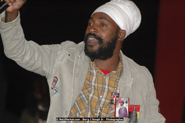 Luton Fyah at Tru-Juice Rebel Salute 2008 - The 15th staging of Tru-Juice Rebel Salute, Saturday, January 12, 2008, Port Kaiser Sports Club, St. Elizabeth, Jamaica W.I. - Photographs by Net2Market.com - Barry J. Hough Sr, Photographer - Negril Travel Guide, Negril Jamaica WI - http://www.negriltravelguide.com - info@negriltravelguide.com...!