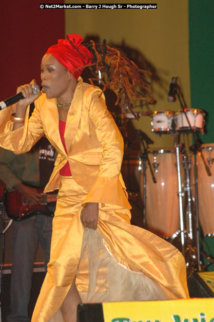 Queen Ifrica at Tru-Juice Rebel Salute 2008 - The 15th staging of Tru-Juice Rebel Salute, Saturday, January 12, 2008, Port Kaiser Sports Club, St. Elizabeth, Jamaica W.I. - Photographs by Net2Market.com - Barry J. Hough Sr, Photographer - Negril Travel Guide, Negril Jamaica WI - http://www.negriltravelguide.com - info@negriltravelguide.com...!