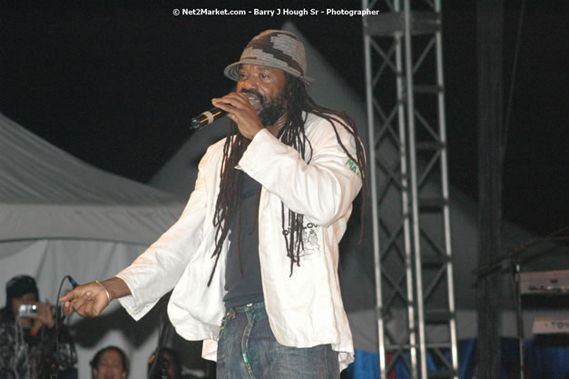 Tony Rebel at Tru-Juice Rebel Salute 2008 - The 15th staging of Tru-Juice Rebel Salute, Saturday, January 12, 2008, Port Kaiser Sports Club, St. Elizabeth, Jamaica W.I. - Photographs by Net2Market.com - Barry J. Hough Sr, Photographer - Negril Travel Guide, Negril Jamaica WI - http://www.negriltravelguide.com - info@negriltravelguide.com...!