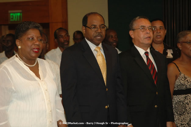 Red Cap Porters Awards - Minister of Tourism, Hon. Edmund Bartlett - Director of Tourism, Basil Smith - Friday, December 14, 2007 - Holiday Inn Sunspree, Montego Bay, Jamaica W.I. - Photographs by Net2Market.com - Barry J. Hough Sr, Photographer - Negril Travel Guide, Negril Jamaica WI - http://www.negriltravelguide.com - info@negriltravelguide.com...!