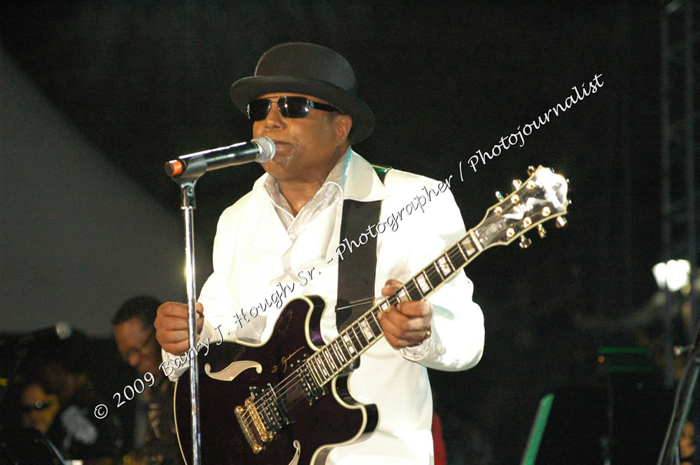 Tito Jackson @ Reggae Sumfest 2009 - International Night 2 - Tito Jackson, brother of the late King of Pop Michael Jackson performed live at Reggae Sumfest 2009. Reggae Sumfest 2009,Catherine Hall, Montego Bay, St. James, Jamaica W.I. - Saturday, July 25, 2009 - Reggae Sumfest 2009, July 19 - 25, 2009 - Photographs by Net2Market.com - Barry J. Hough Sr. Photojournalist/Photograper - Photographs taken with a Nikon D70, D100, or D300 - Negril Travel Guide, Negril Jamaica WI - http://www.negriltravelguide.com - info@negriltravelguide.com...!