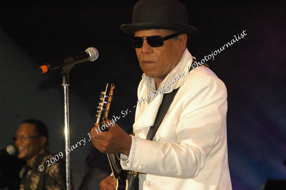 Tito Jackson @ Reggae Sumfest 2009 - International Night 2 - Tito Jackson, brother of the late King of Pop Michael Jackson performed live at Reggae Sumfest 2009. Reggae Sumfest 2009,Catherine Hall, Montego Bay, St. James, Jamaica W.I. - Saturday, July 25, 2009 - Reggae Sumfest 2009, July 19 - 25, 2009 - Photographs by Net2Market.com - Barry J. Hough Sr. Photojournalist/Photograper - Photographs taken with a Nikon D70, D100, or D300 - Negril Travel Guide, Negril Jamaica WI - http://www.negriltravelguide.com - info@negriltravelguide.com...!