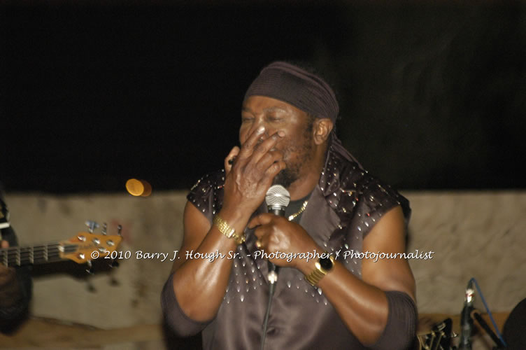 Toots and the Maytals - Grammy Award Winner @ Negril Fest - Presented by Money Cologne Promotions - Special Guest Star Jamaica Michael Jackson, Stama, Adeebe - Backed by Hurricane Band, MC Rev. BB on January 6, 2010 @ Roots Bamboo, Norman Manley Boulevard, Negril, Westmoreland, Jamaica W.I. - Photographs by Net2Market.com - Barry J. Hough Sr, Photographer/Photojournalist - The Negril Travel Guide - Negril's and Jamaica's Number One Concert Photography Web Site with over 40,000 Jamaican Concert photographs Published -  Negril Travel Guide, Negril Jamaica WI - http://www.negriltravelguide.com - info@negriltravelguide.com...!