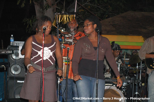 Tarrus Riley, Jimmy Riley, and Dwayne Stephensen - Money Cologne Promotions in association with "British Link Up" presents Summer Jam featuring She's Royal Tarrus Riley & Jimmy Riley - Plus Ras Slick, Sham Dawg, and Whiskey Bagio @ Roots Bamboo, Norman Manley Boulevard, Negril, Jamaica W.I. - Backed up Dean Fraser & The Hurricanne Band - MC Barry G and Rev. BB - July 25, 2007 - Negril Travel Guide.com, Negril Jamaica WI - http://www.negriltravelguide.com - info@negriltravelguide.com...!