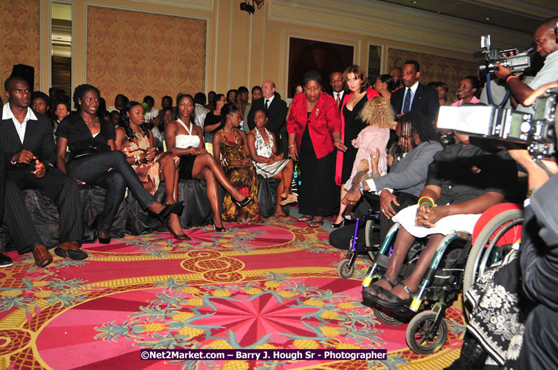 Jamaica's Olympic Athletes Reception at the Ritz Carlton - The City of Montego Bay Welcomes Our 2008 Olympians - Western Motorcade - Civic Ceremony - A Salute To Our Beijing Heros - Ritz Carlton Golf & Spa Resort, Montego Bay, Jamaica - Tuesday, October 7, 2008 - Photographs by Net2Market.com - Barry J. Hough Sr. Photojournalist/Photograper - Photographs taken with a Nikon D300 - Negril Travel Guide, Negril Jamaica WI - http://www.negriltravelguide.com - info@negriltravelguide.com...!